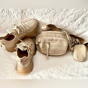 Steve Madden Bag and sneaker Bling